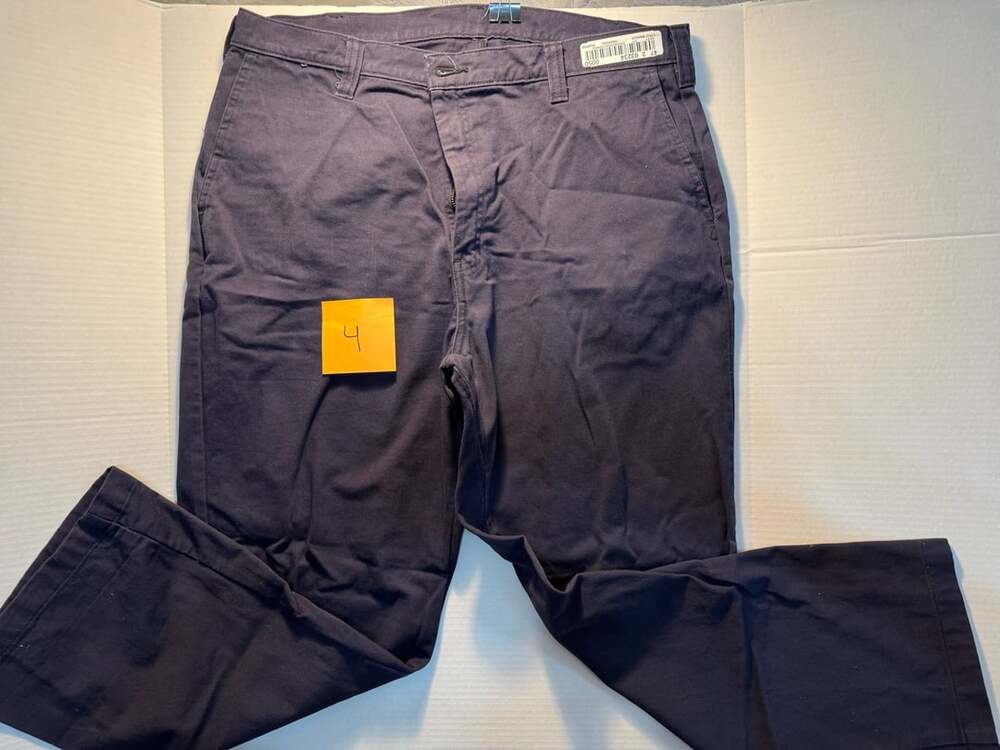 Bulwark FR Flame Resistant Pants 40x30 Navy Cotton